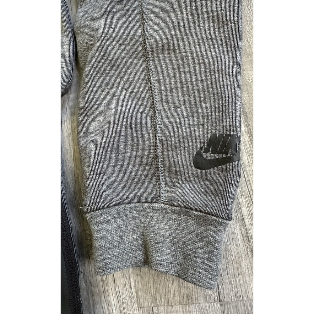 Nike Tech Fleece Funnel Neck Pullover Sweatshirt Gray Men's Medium Side Zip - Picture 4 of 15